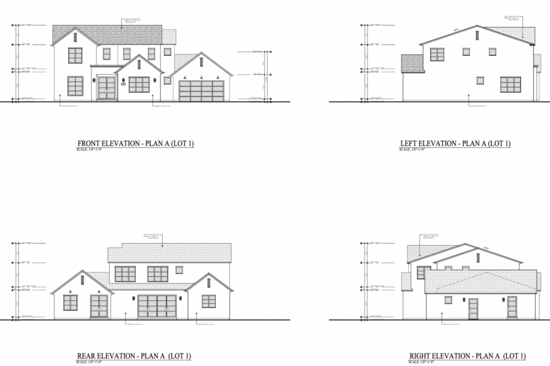 1334-1348 Miller Avenue Elevations Lot 1