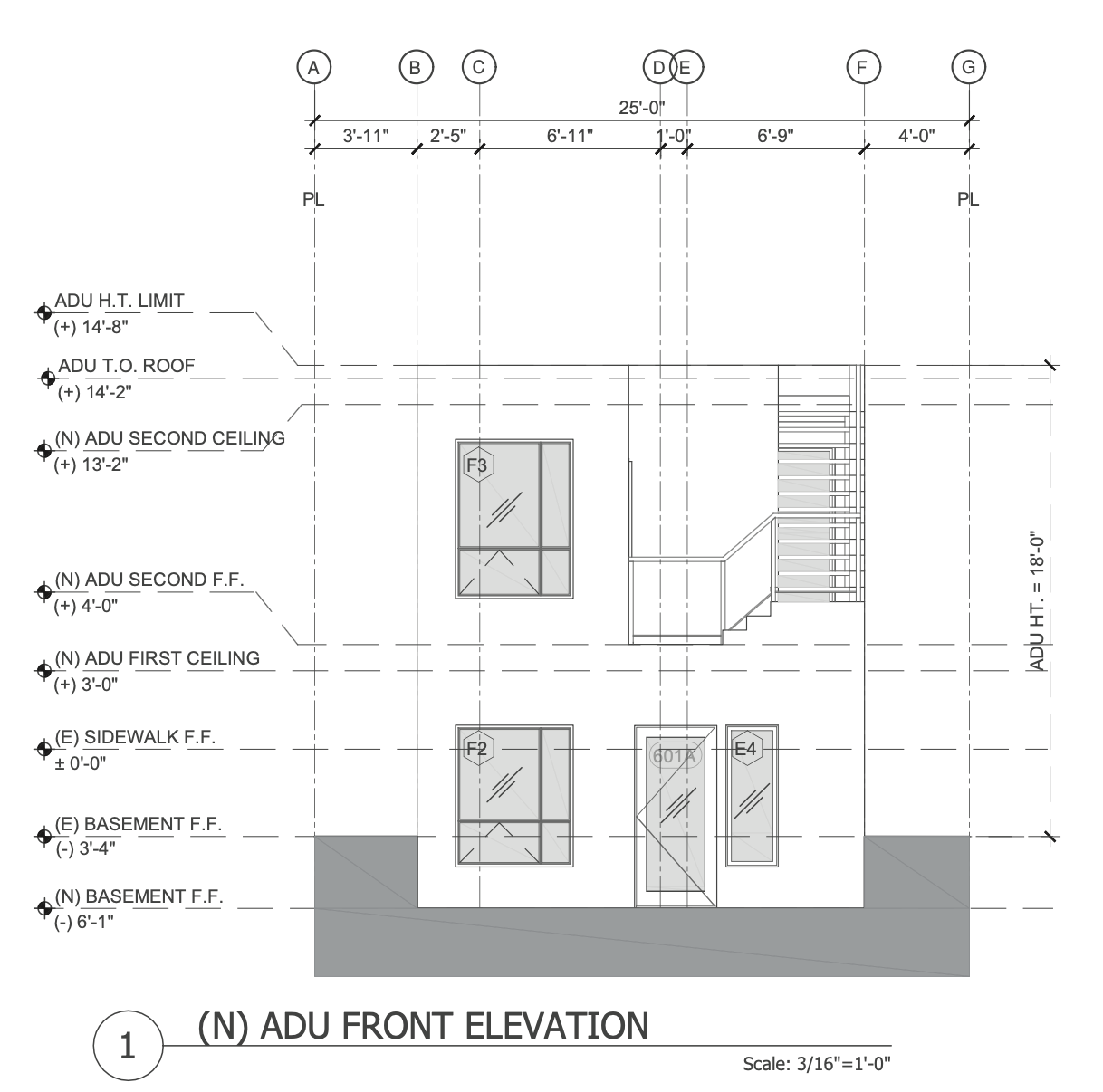 14-16 30th Street Proposed ADU Elevation