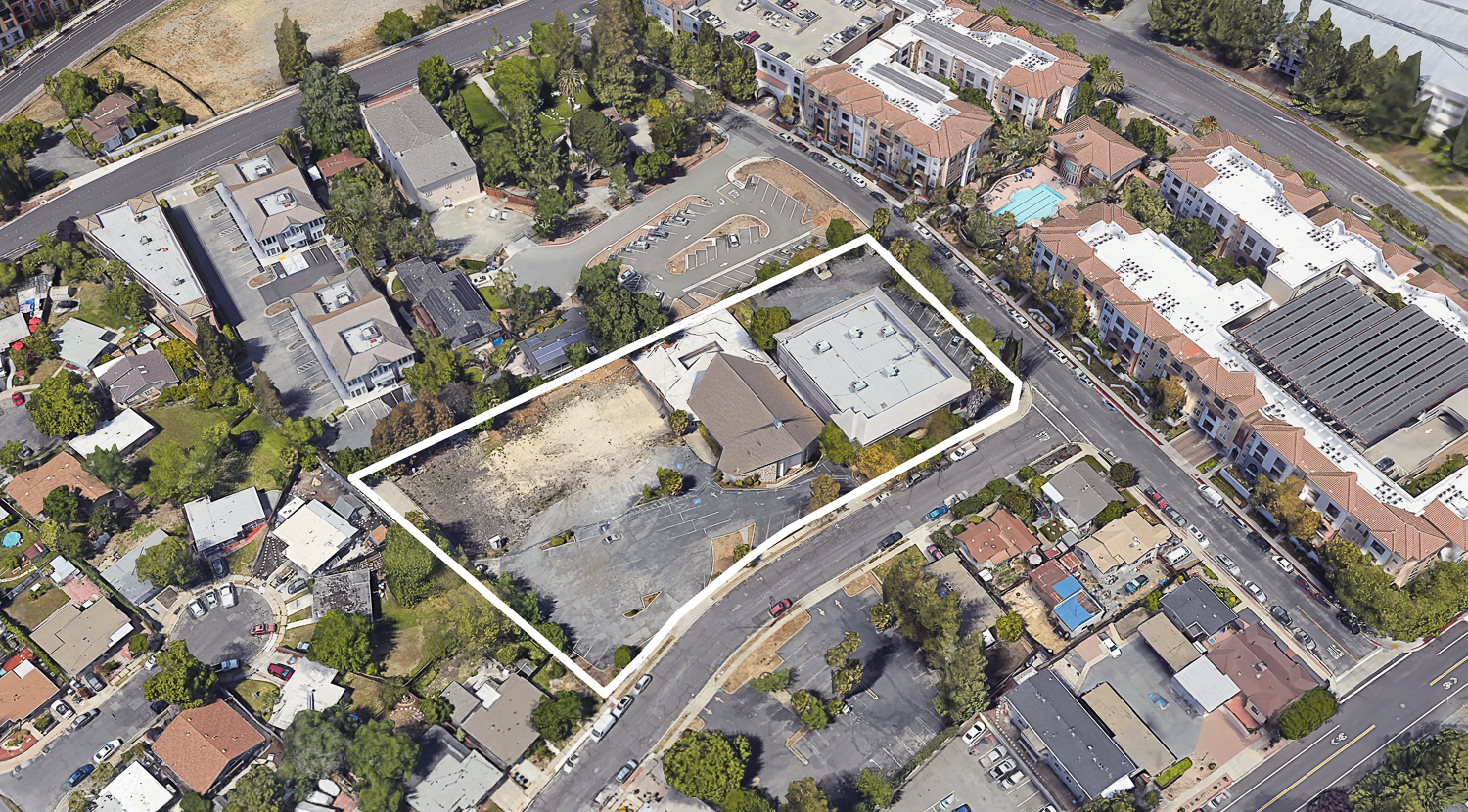 1650 Ashbury Drive, image via Google Satellite