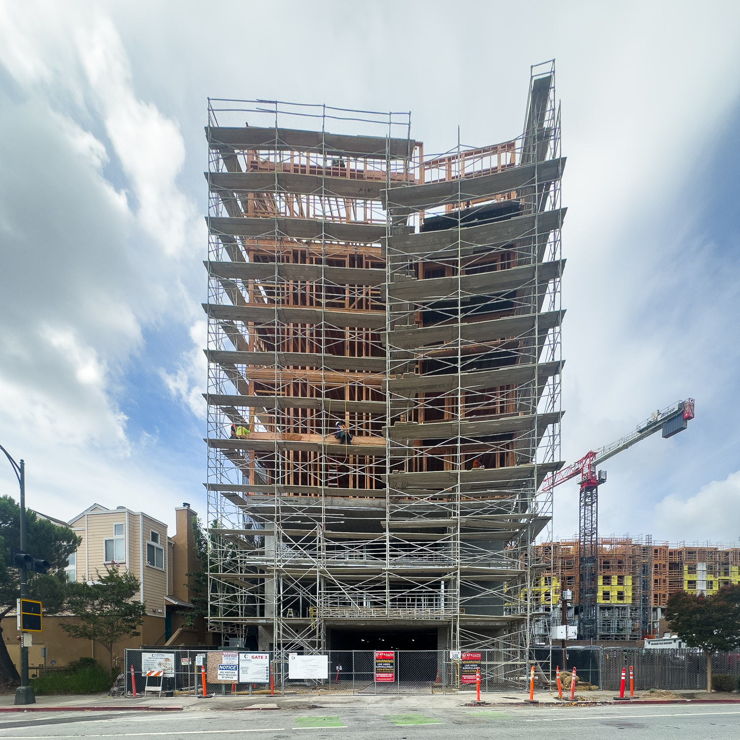 1766 El Camino Real overlooking California Street, image by author