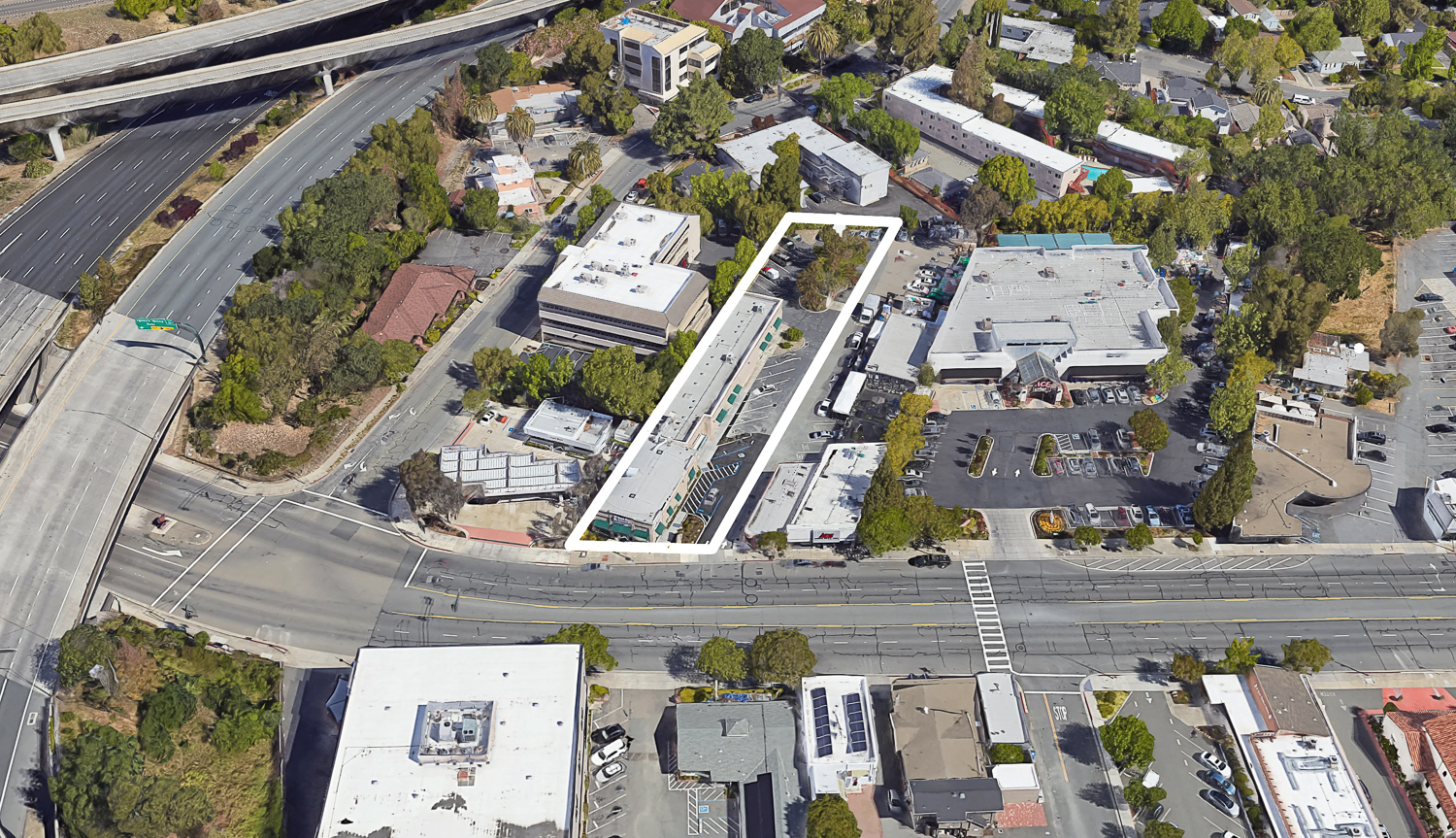 2094 Mount Diablo Boulevard, image via Google Satellite