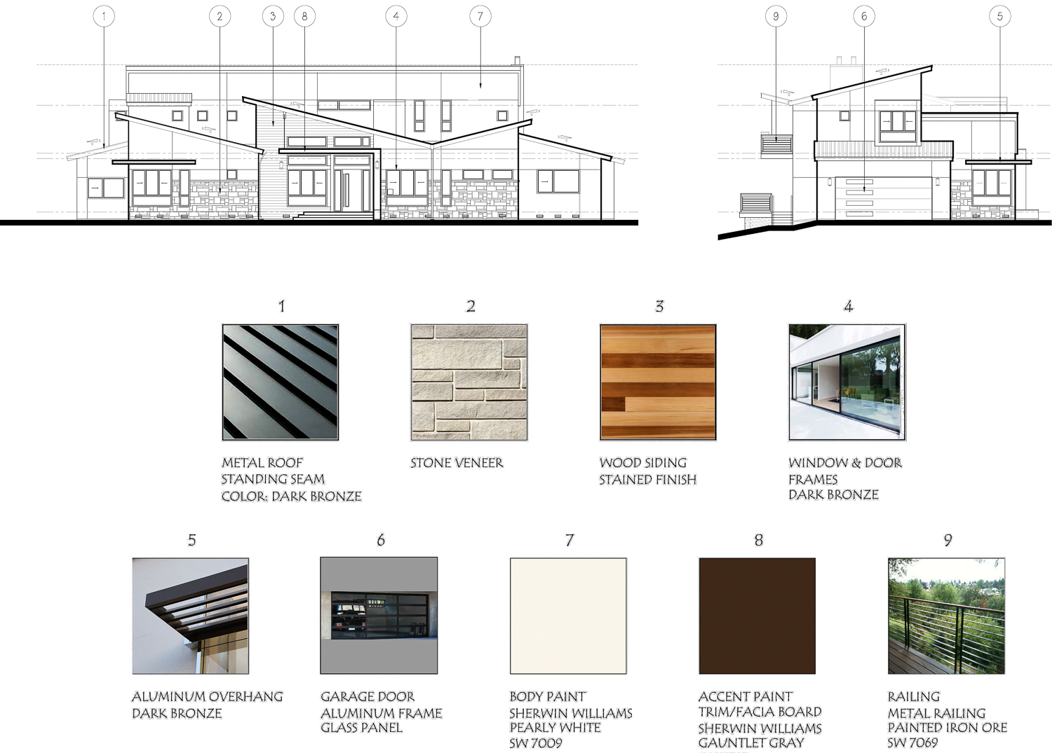 24126 Big Basin Way with facade details, illustration by LPMD Architects