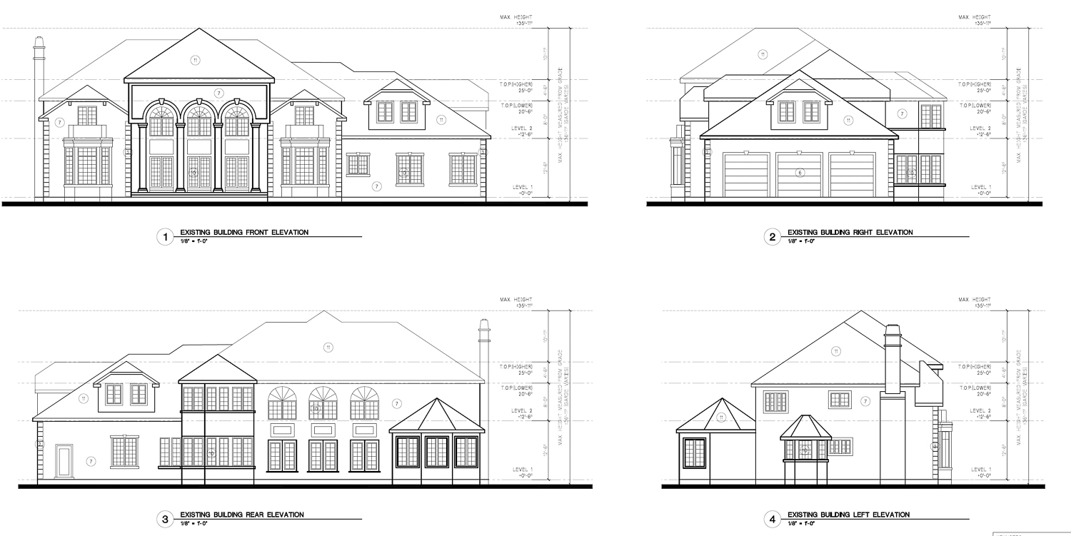 24168 Congress Springs Road existing home to be retained, illustration by LPMD Architects