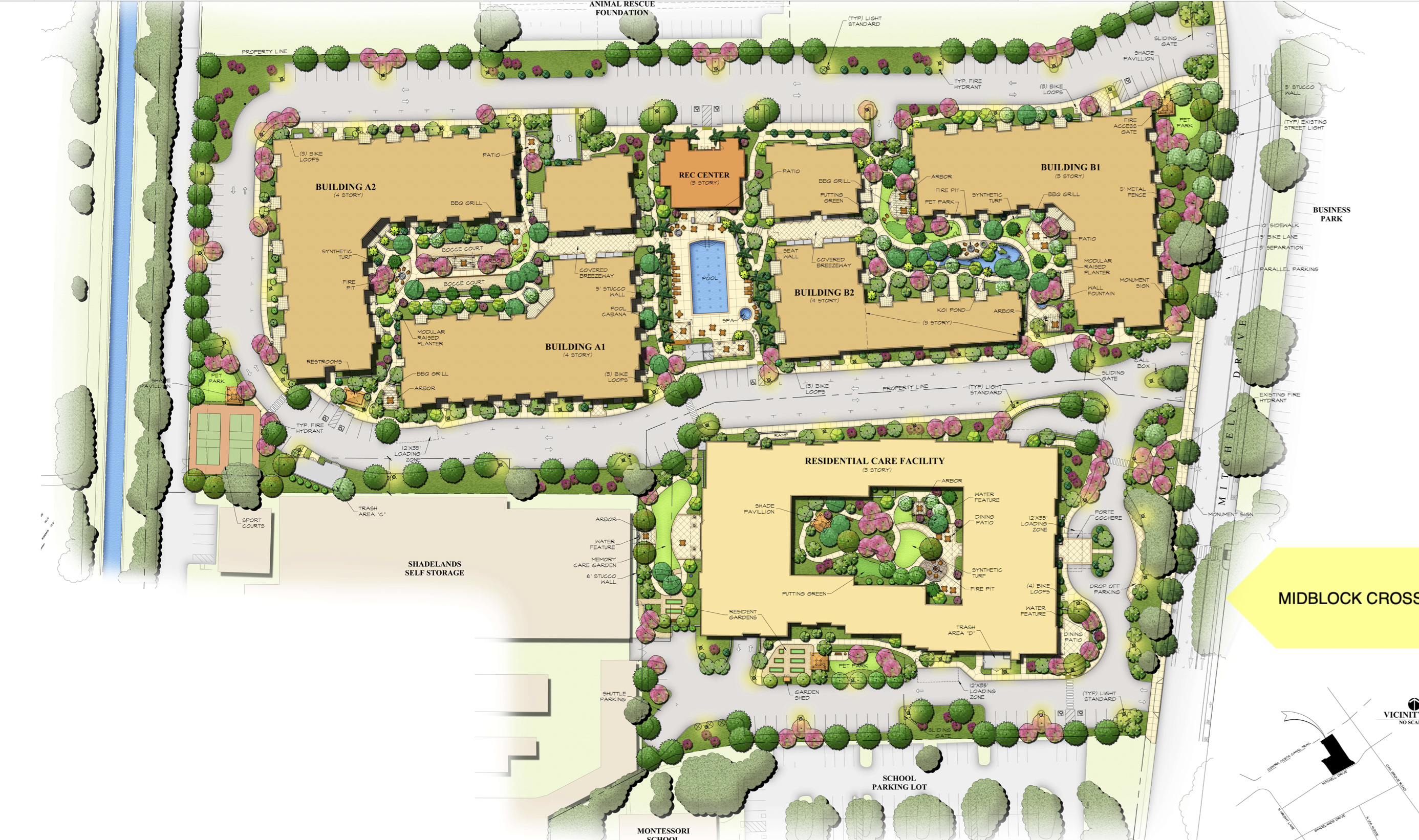 2800 Mitchell Drive Site Plan