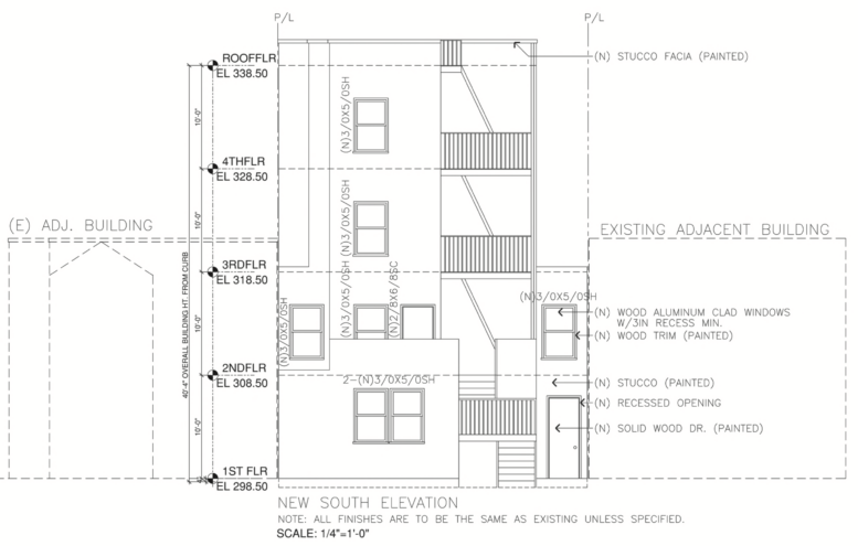 77 Broad Street Proposed South Elevation