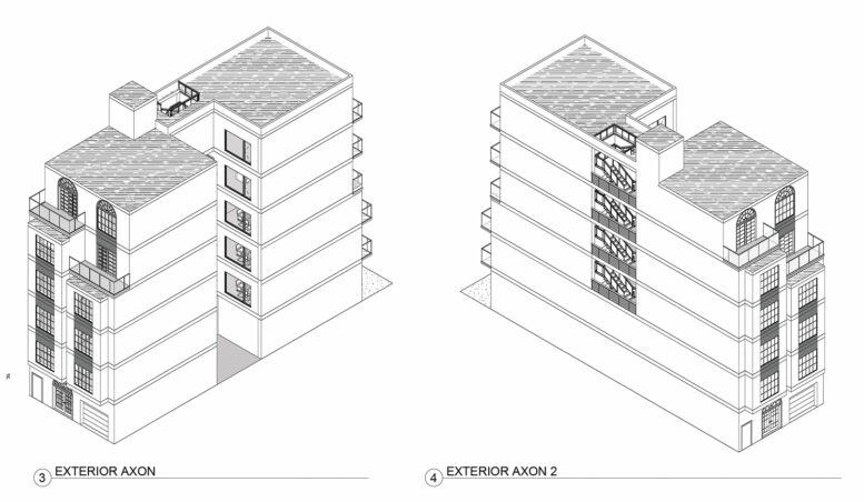 915 Bryant Street isometric view from two perspectives, illustration by Creates Cool