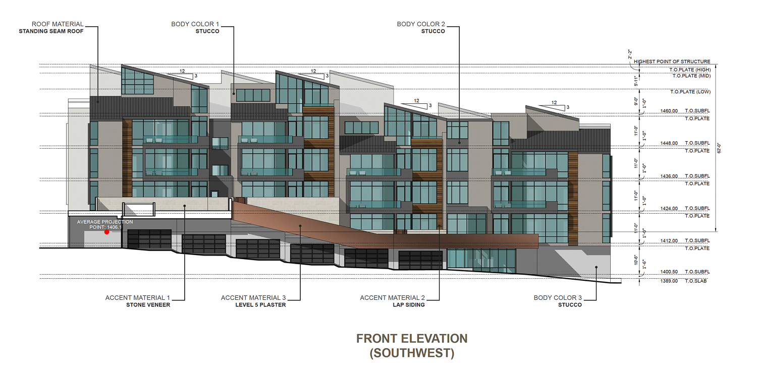 Encore Estates apartments, illustration by Dahlin Group