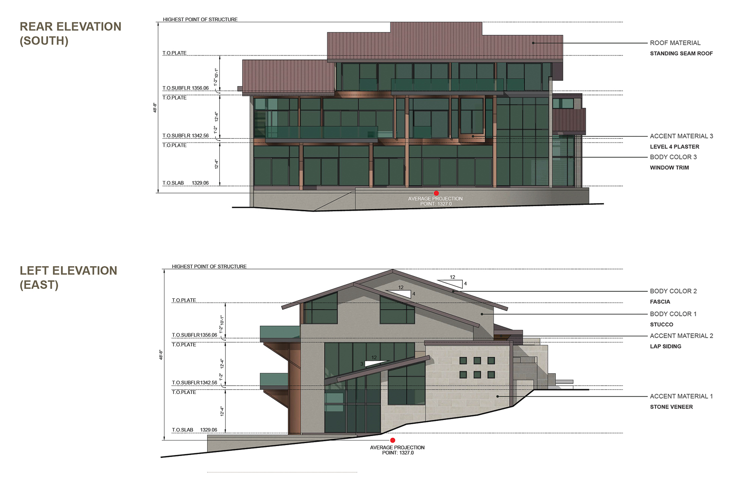 Encore Estates three-unit multiplex, illustration by Dahlin Group