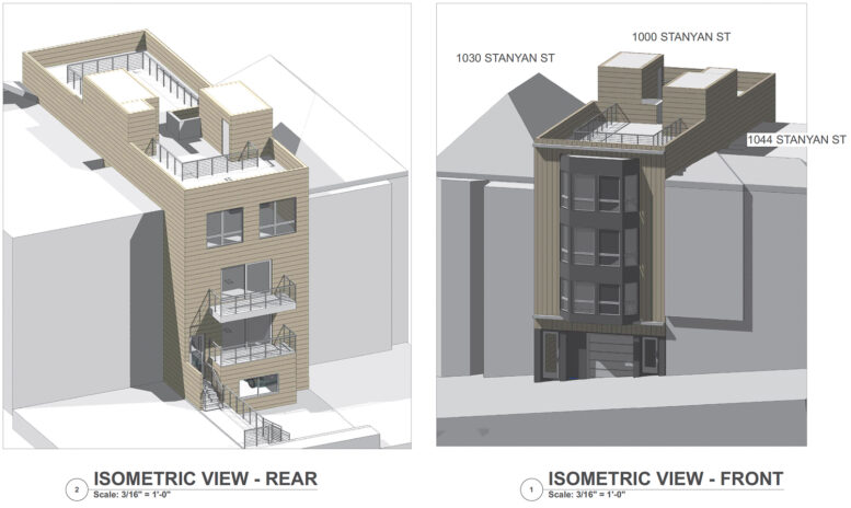 1000 Stanyan Street, rendering via RKD Consulting