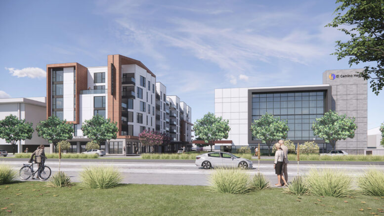 1027-1035 West El Camino Real, rendering by WATG