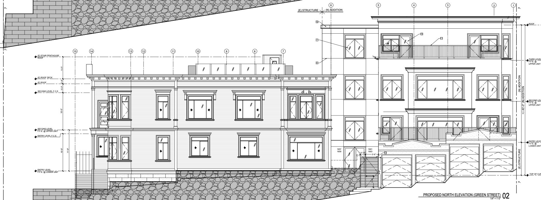 1659 Mason Street Proposed Elevation