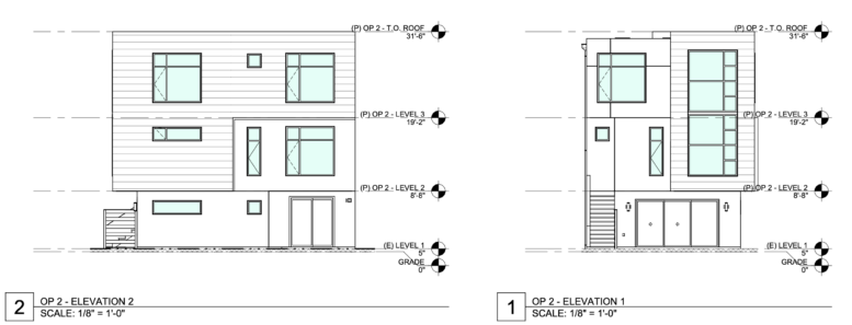 225 Diamond Street Elevations