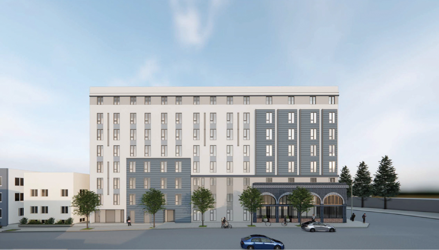 2300 Ellsworth Street elevation view, rendering by LDP Architecture