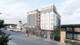 2300 Ellsworth Street overlooking Bancroft Way, rendering by LDP Architecture