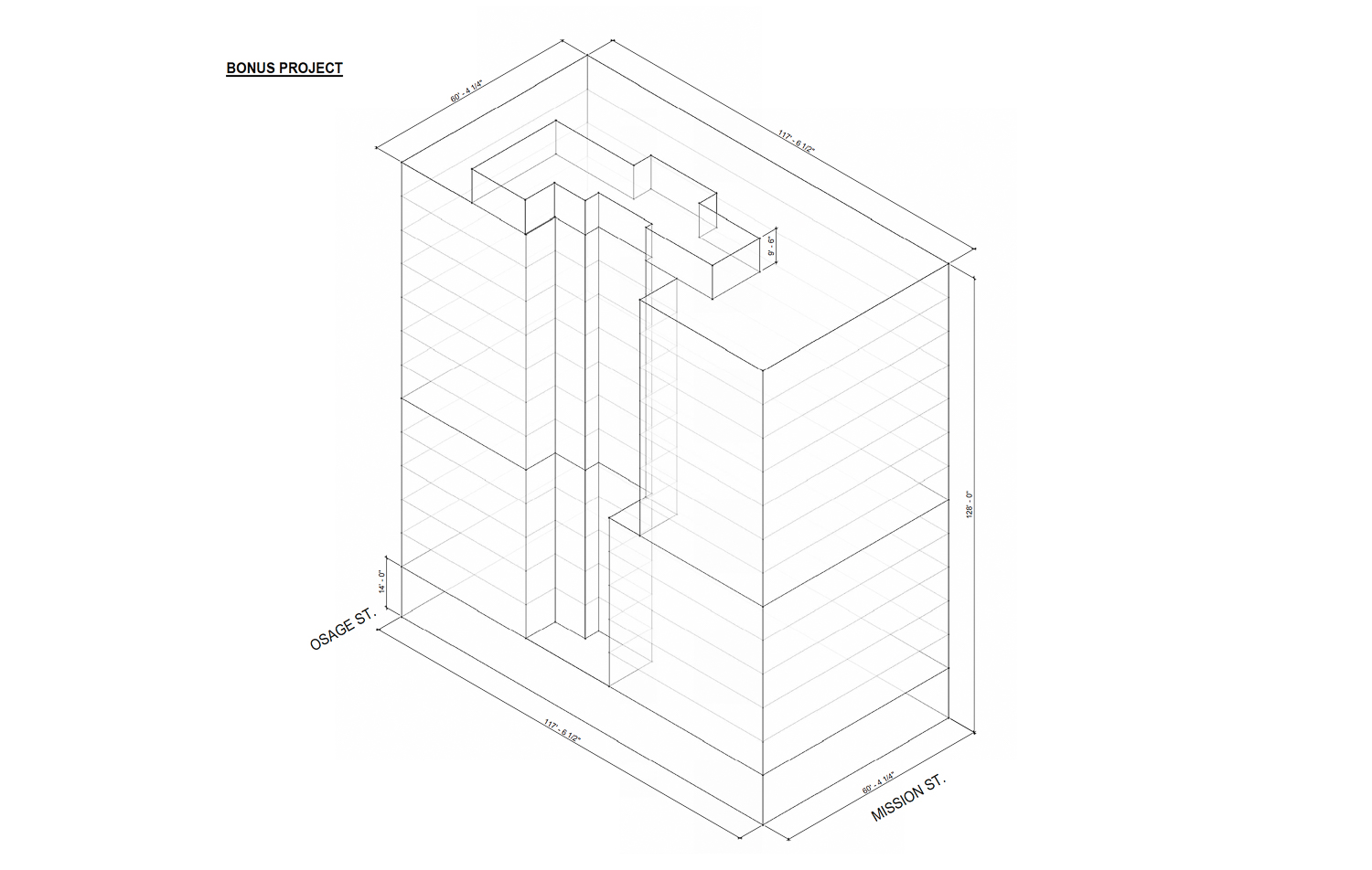 2812 Mission Street isometric view, illustration by oWow