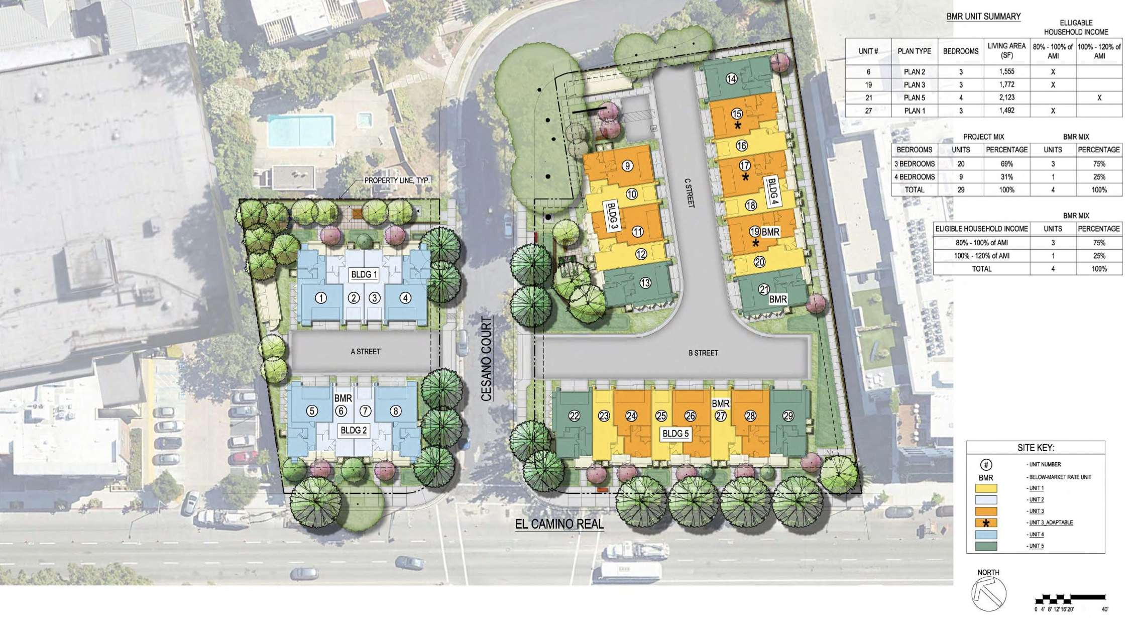 4335-4345 El Camino Real Site Plan