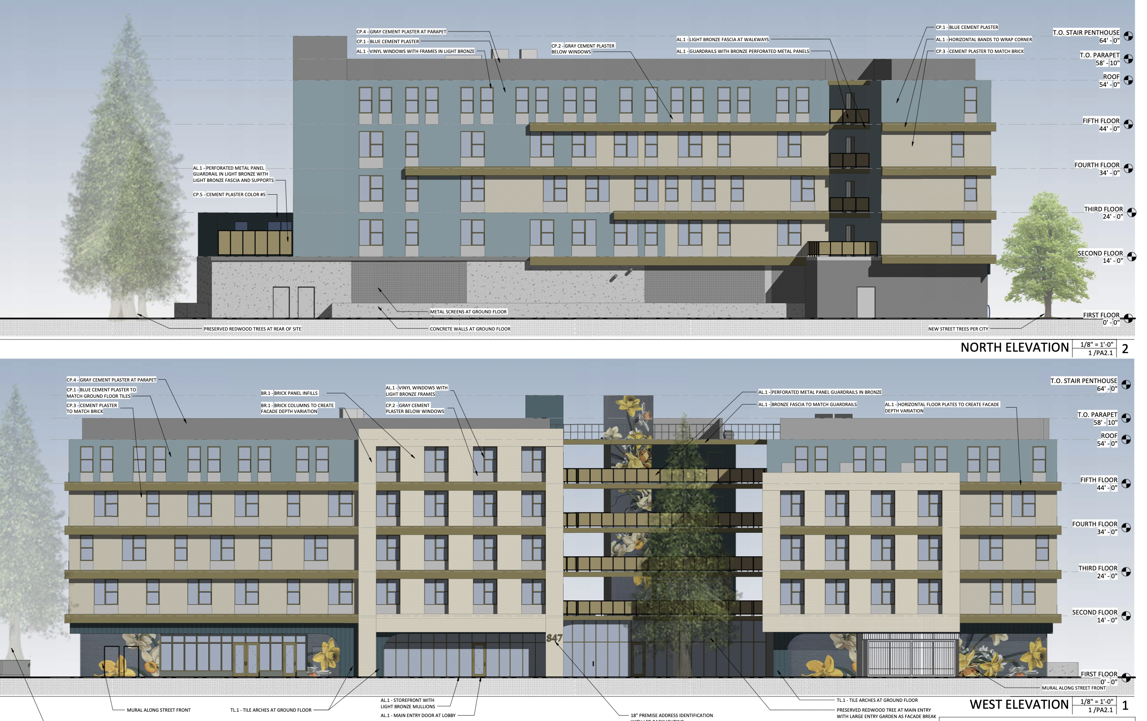 847 Woodside Road Elevations