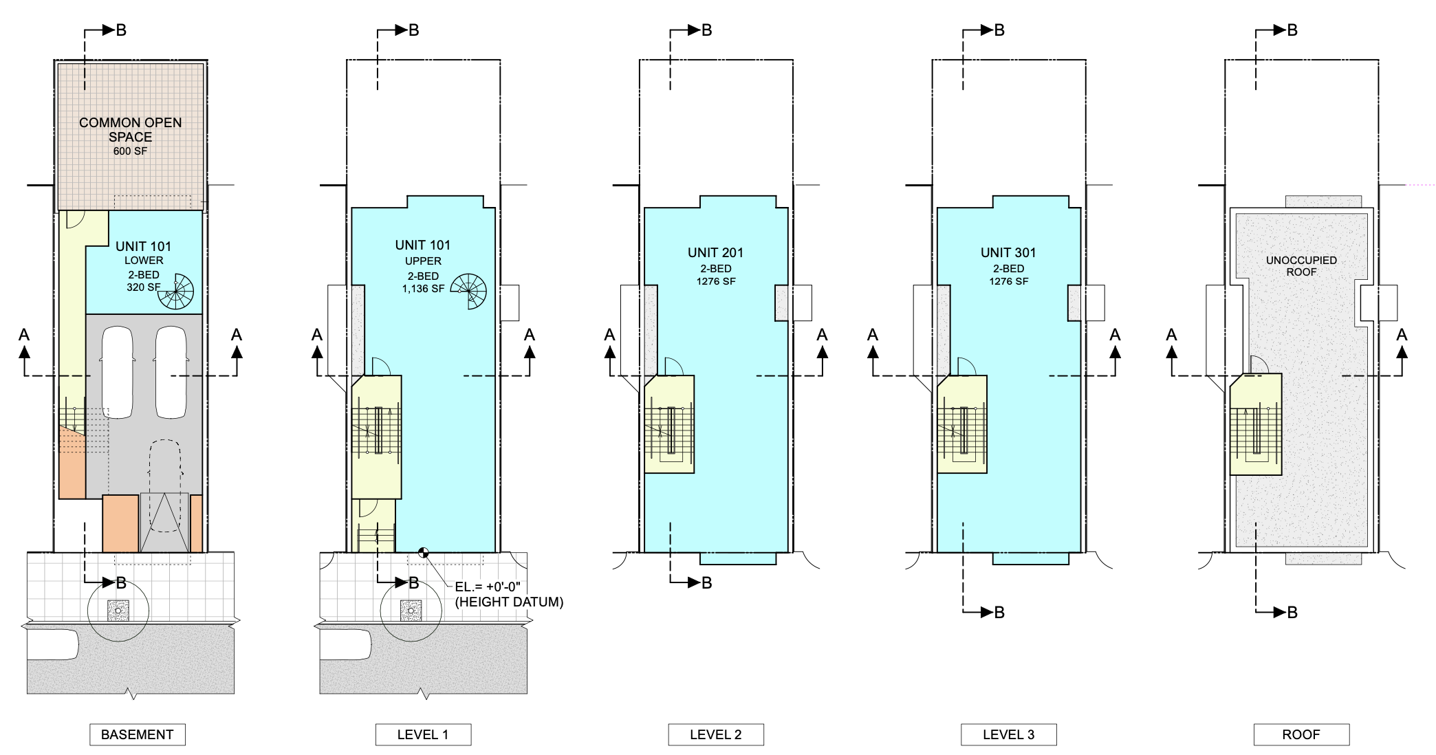 888 Union Street Floor Plans