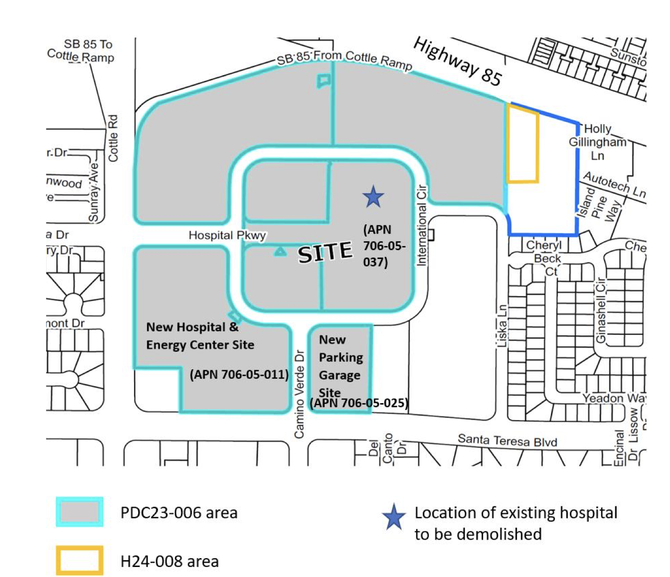 Kaiser Permanente San Jose Medical Center Site Plan