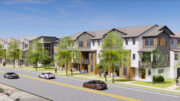 Oka Road Townhomes, rendering by Dahlin Group