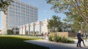 Palo Alto Square Building 6, rendering by HGA