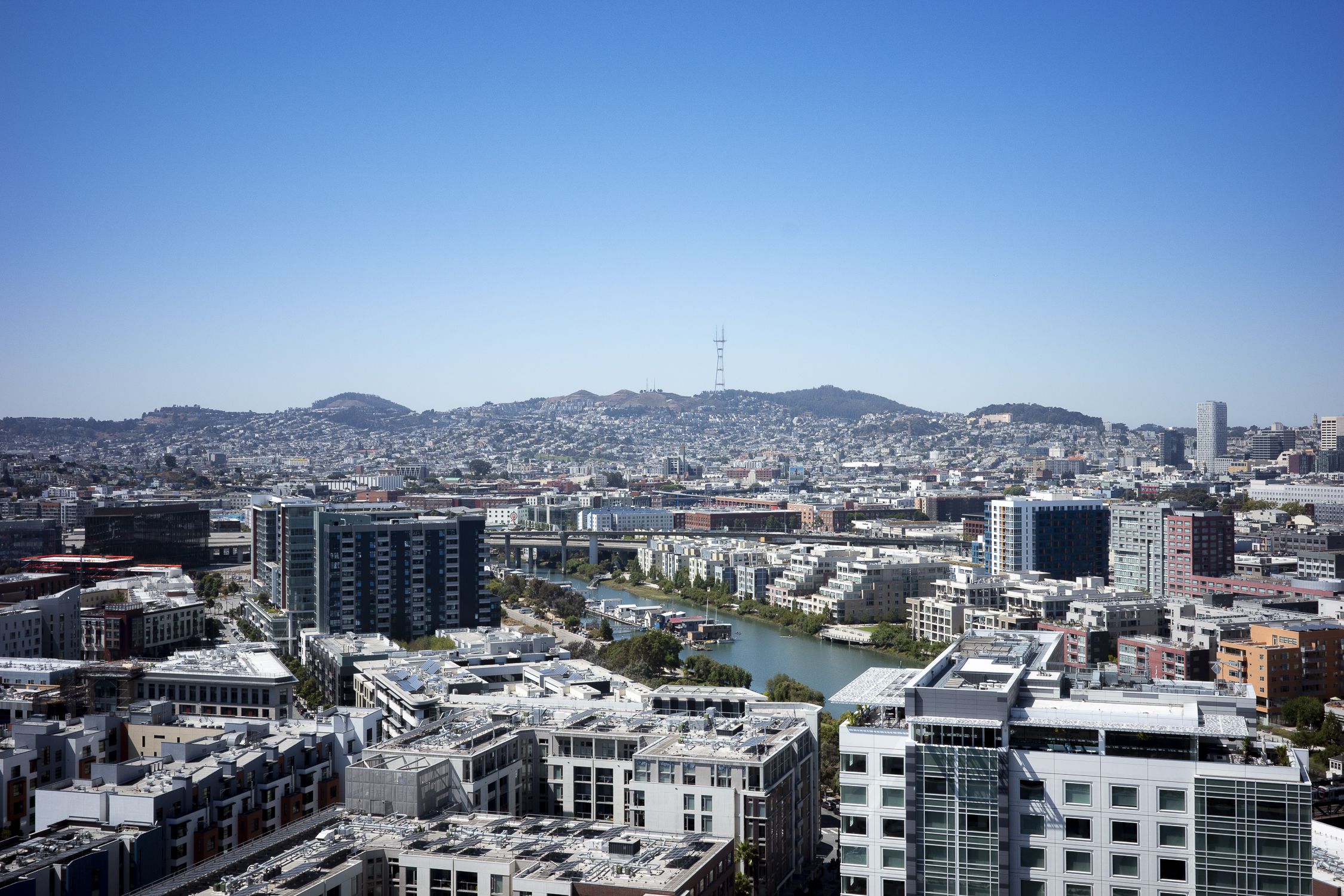 Verde terrace view of Sutro Tower, image by Andrew Campbell Nelson