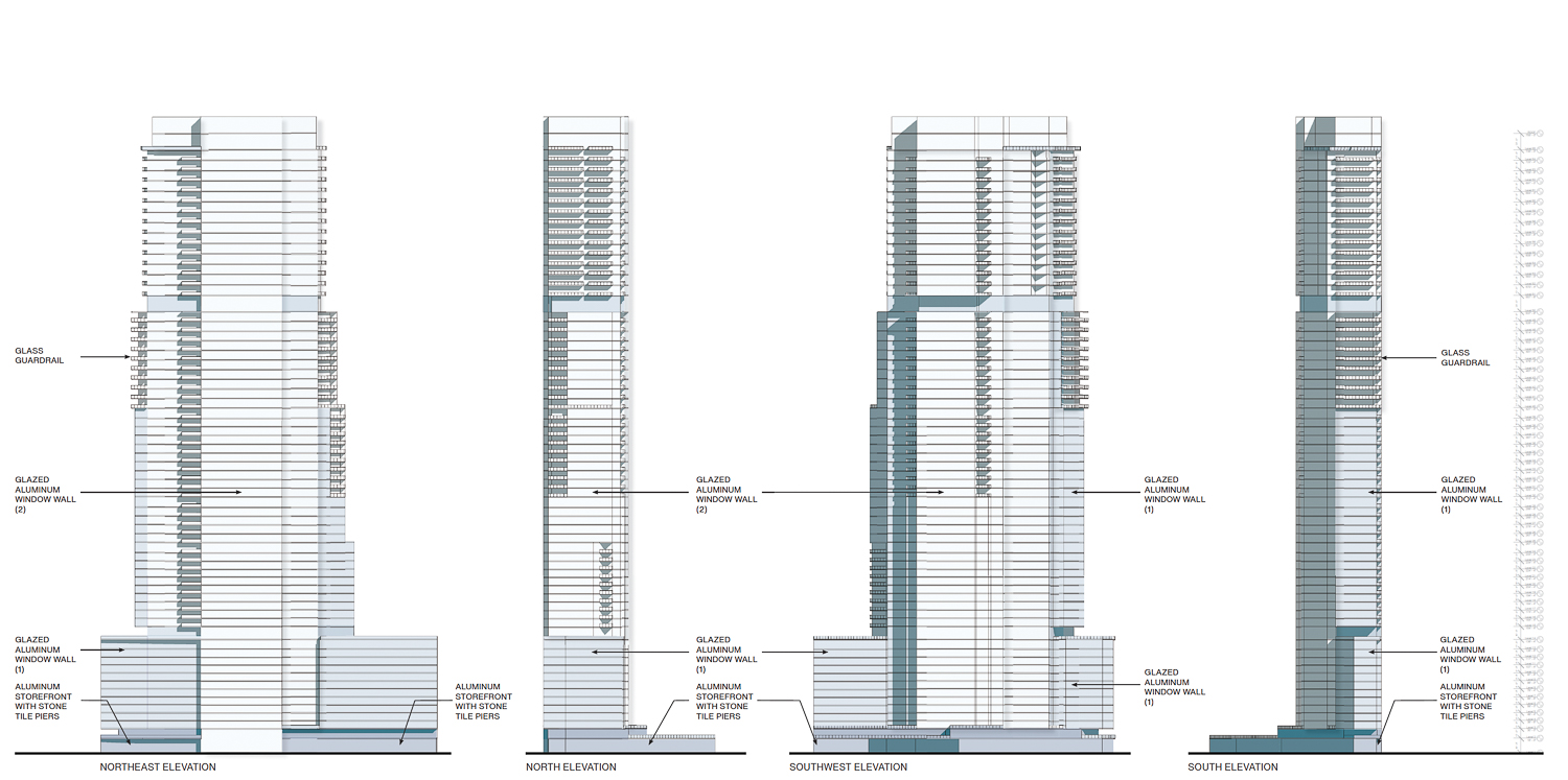 10 South Van Ness Avenue elevations, illustration by Arcadis