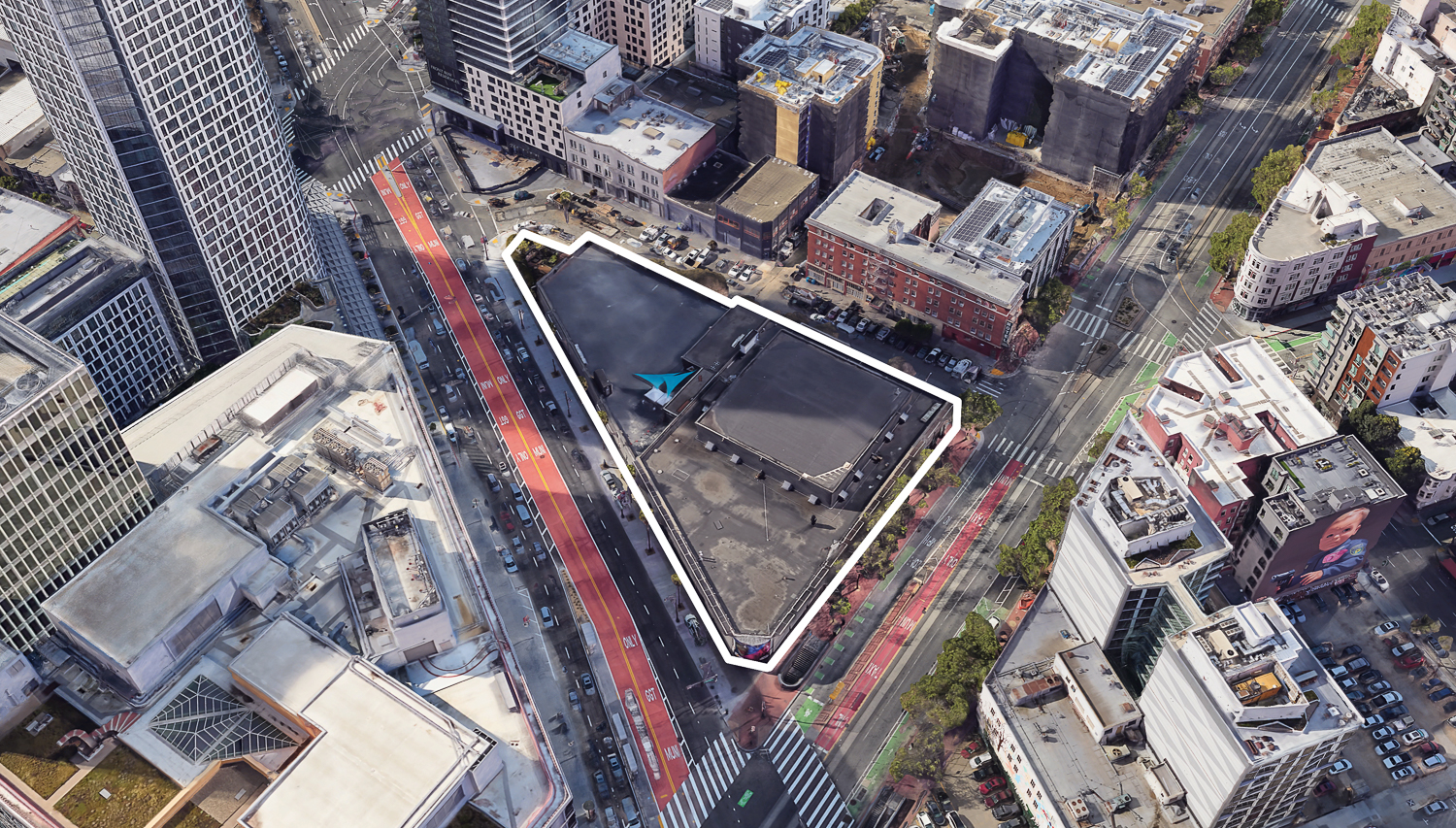 10 South Van Ness Avenue, image via Google Satellite