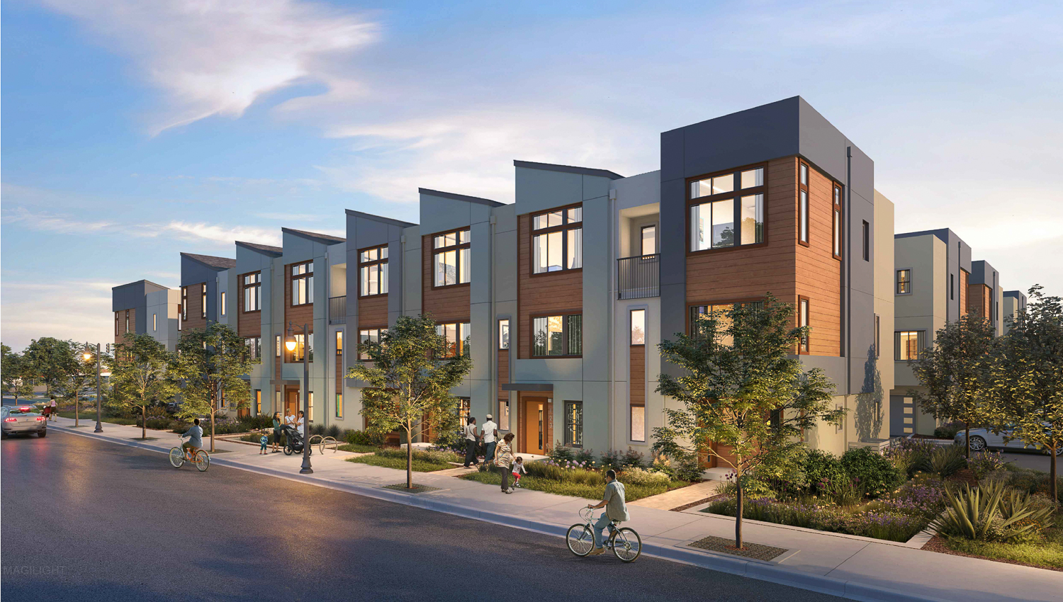 1040-1060 East El Camino Real, rendering by KTGY