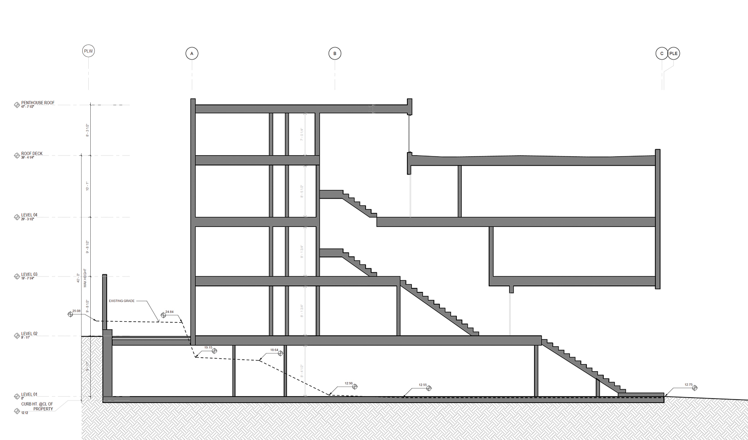 1333 Columbus Avenue, cross-section by DMARCStudio