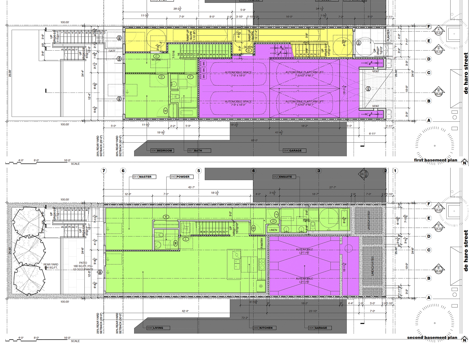 1440 De Haro Street floor plans, illustration by Gregory Smith Architecture