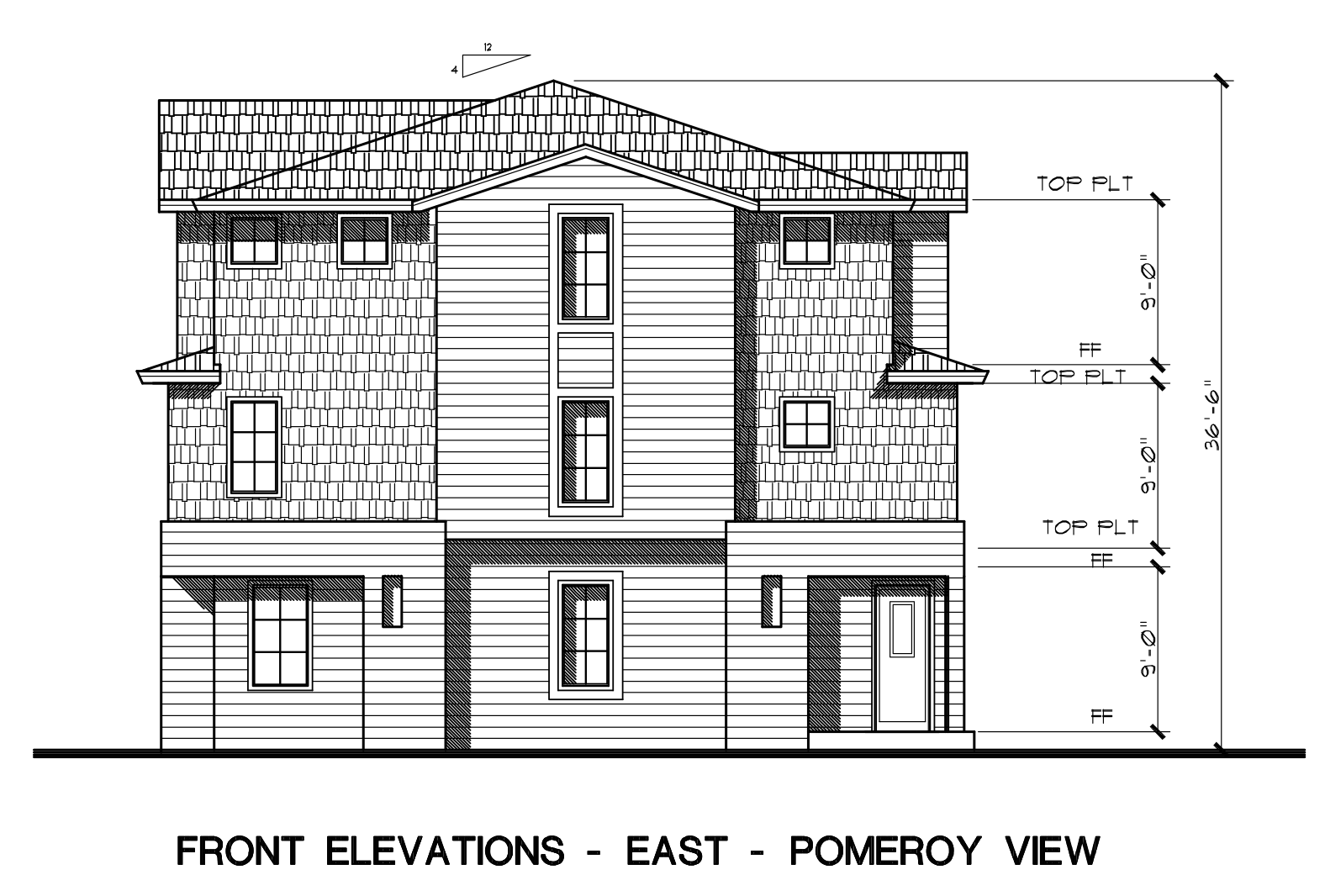 1530-1540 Pomeroy Avenue East Elevation