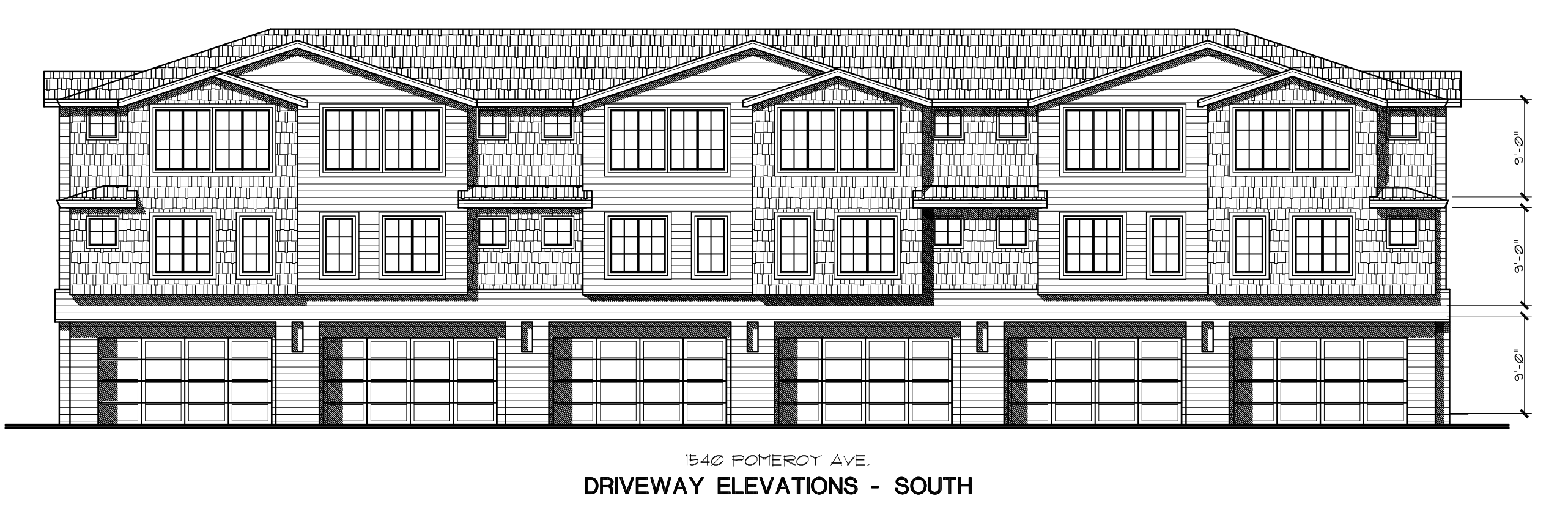 1530-1540 Pomeroy Avenue South Elevation