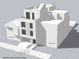 1844 Church Street isometric view, rendering by TK Workshop