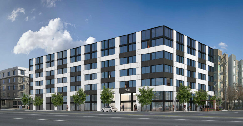 220 Alice Street updated design, rendering by Stanley Saitowitz | Natoma Architects