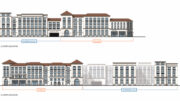 2518 Mission College Boulevard with labeled designs, elevation by MVE + Partners