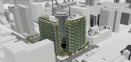 300 South 1st Street overview, rendering by Steinberg Hart