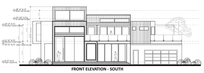 3464 Ambum Avenue South Elevation Lot 2