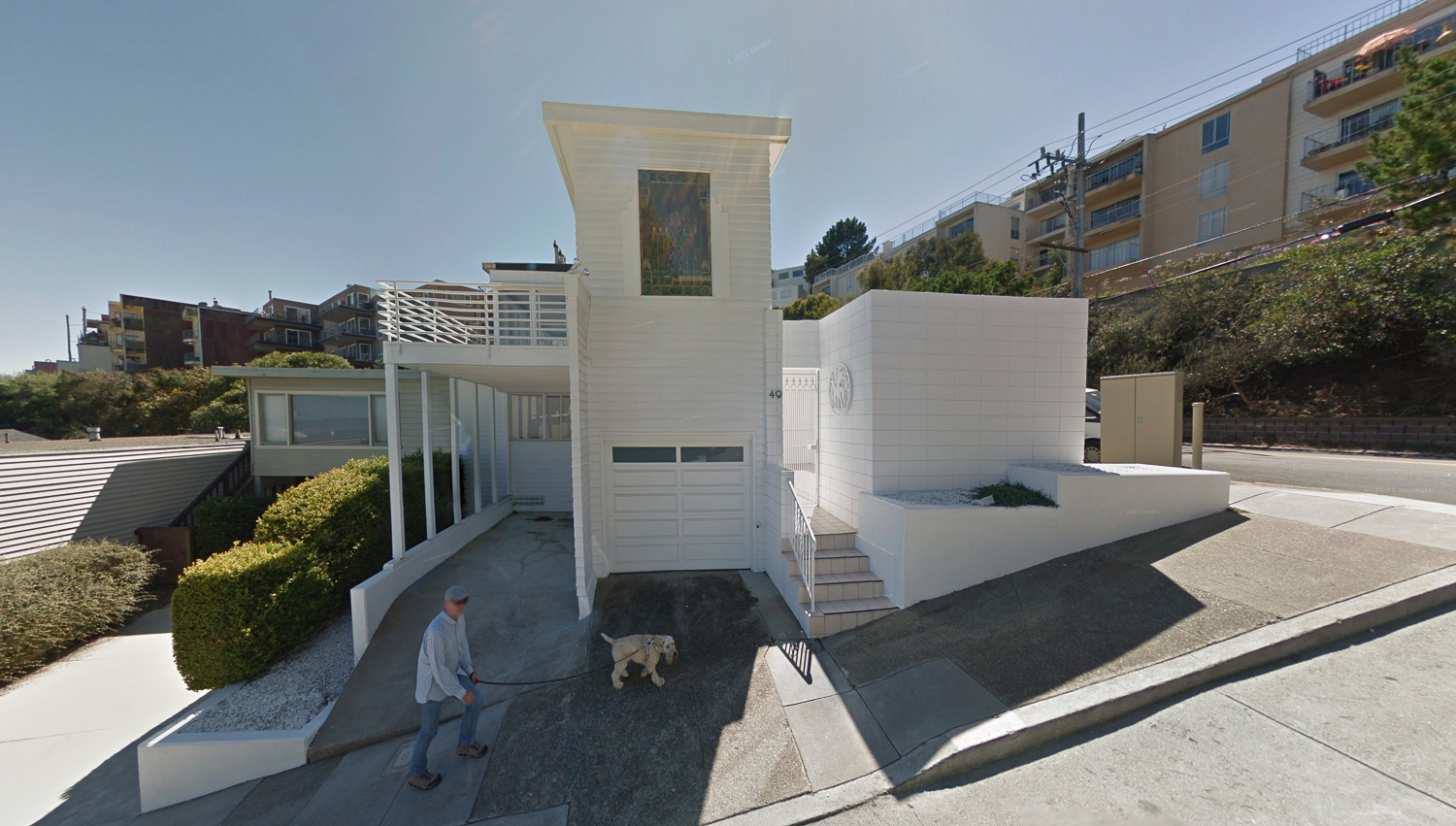 49 Hopkins Avenue home designed by Richard Neutra, image by Google Street View