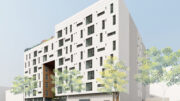 850 Turk Street, rendering by David Baker Architects