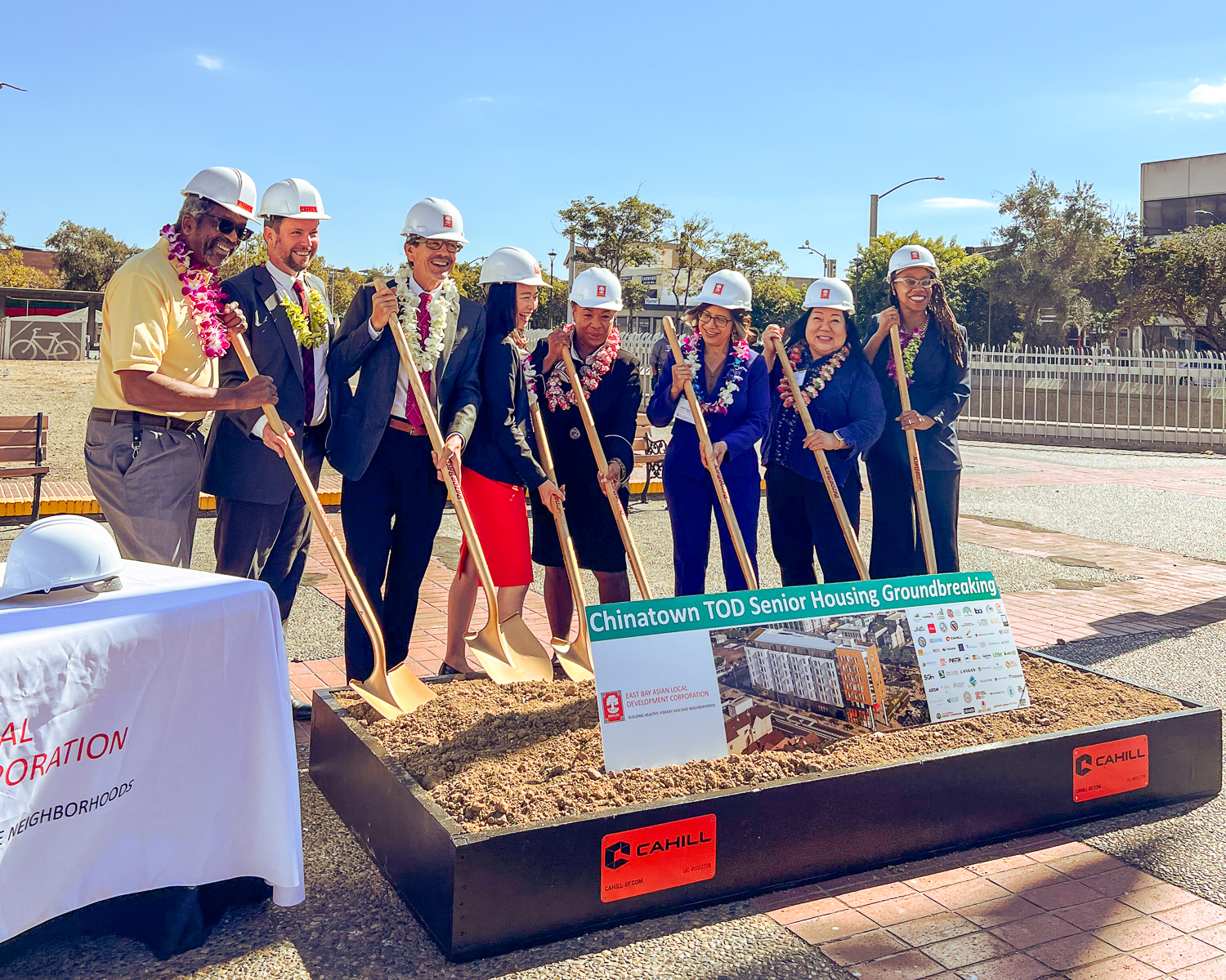 Lake Merritt BART groundbreaking ceremony, image courtesy EBALDC