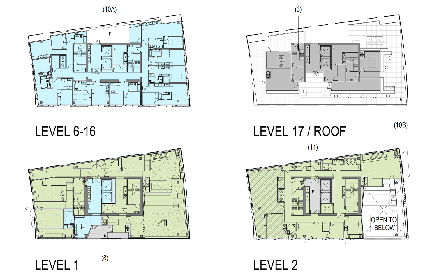 1687 Market Street floor plan, illustration by Mark Cavagnero Associates