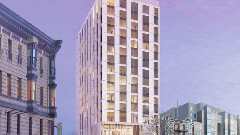 1687 Market Street, rendering by Mark Cavagnero Associates
