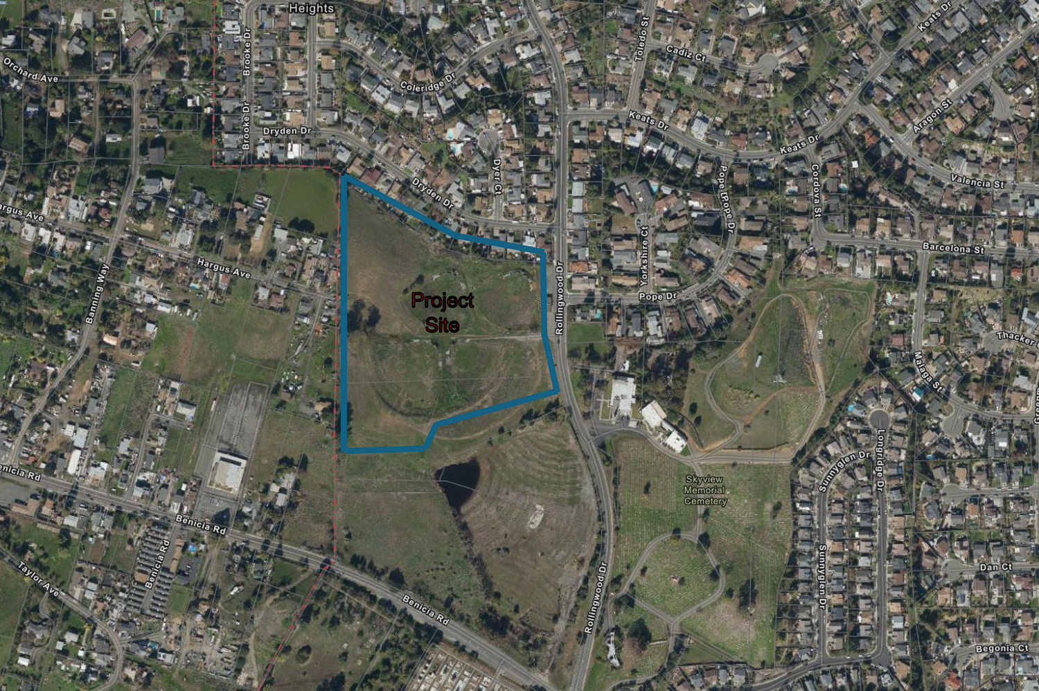 201 Rollingwood Drive, site map via KB Homes