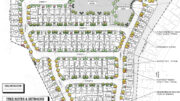 201 Rollingwood Drive site plan, illustration by CBG