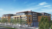 3150 El Camino Real northwest view, rendering by Studio T Square