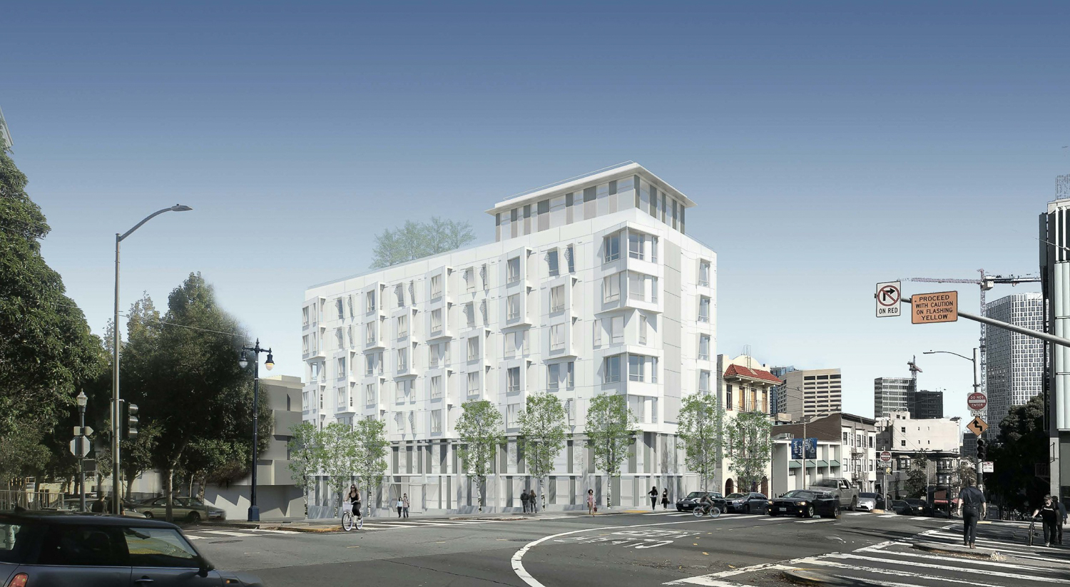 78 Haight Street, rendering by Paulett Taggart Architects