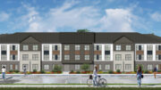 Birchway Natomas Apartments elevation, illustration by Meeks Partners