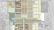 Petal Fields at 330 Burnett Avenue site map, illustration by Bassenian Lagoni Architects