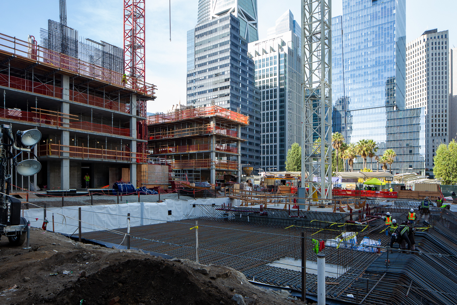 Transbay Block 2 East foundation work, image by Andrew Campbell Nelson